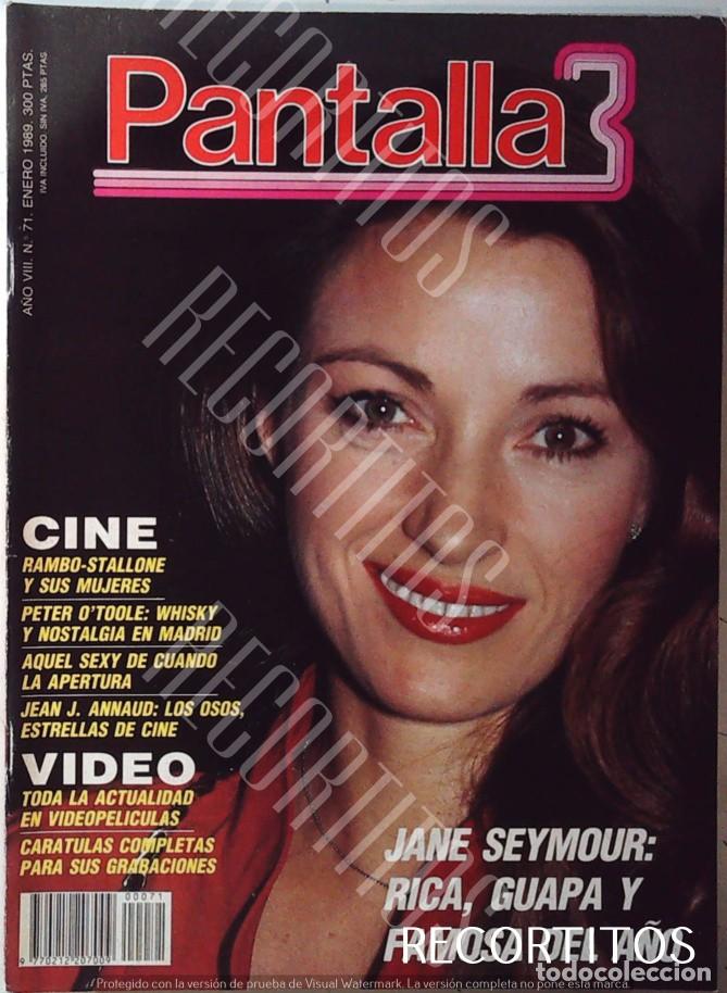 Cine: JANE SEYMOUR DRA QUINN JAMES BOND 007 CAPITANES Y REYES recorte portada