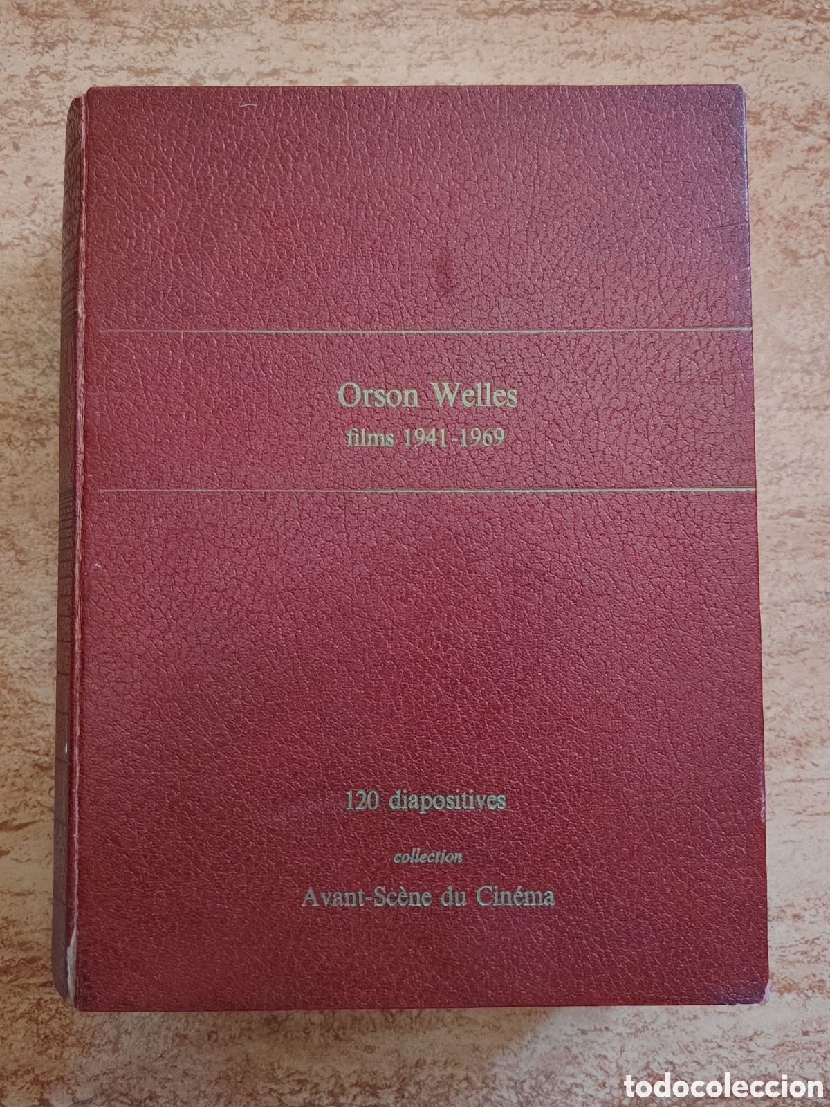 Cine: Estuche libro diapositivas pel&iacute;culas Orson Welles 1941 al 1969 - RARO DIF&Iacute;CIL &Uacute;NICO EN TC