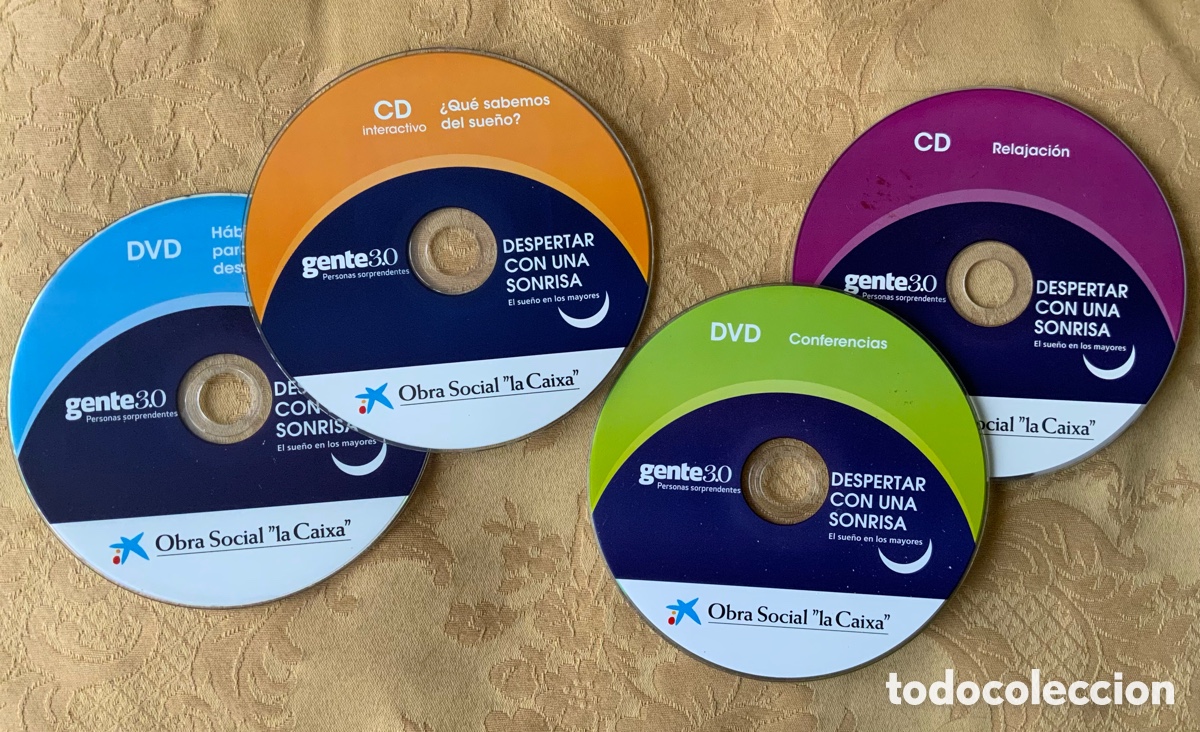 Cine: 2 DVD Y 2 CD DESPERTAR CON UNA SONRISA LA CAIXA OBRA SOCIAL