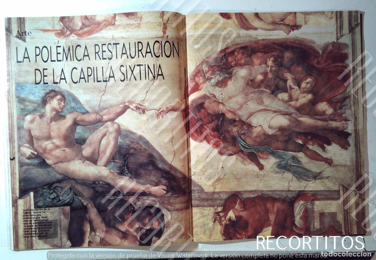 Cine: la restauracion de la capilla sixtina polemica