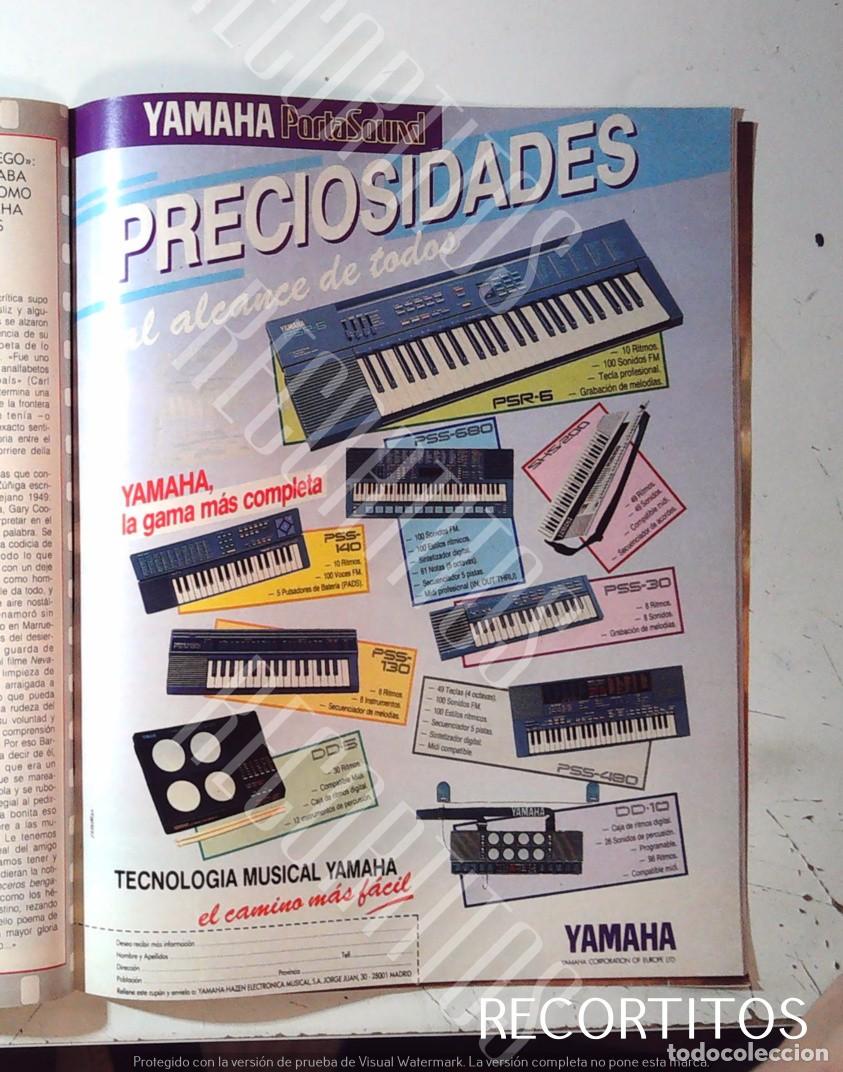 Cine: YAMAHA PORTASOUND PUBLICIDAD BLUES BROTHERS BLUE teclados minipiano