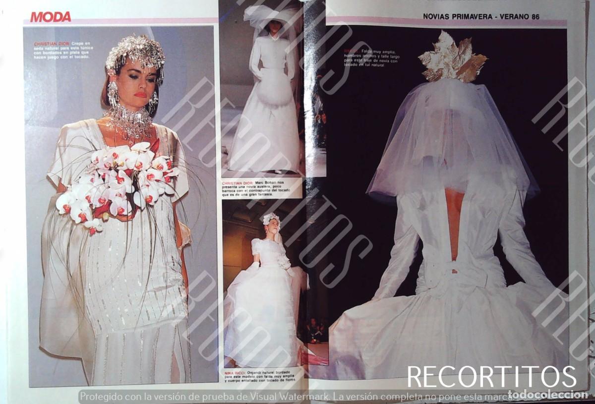 Cine: la moda de boda de 1989 nina ricci christian dior