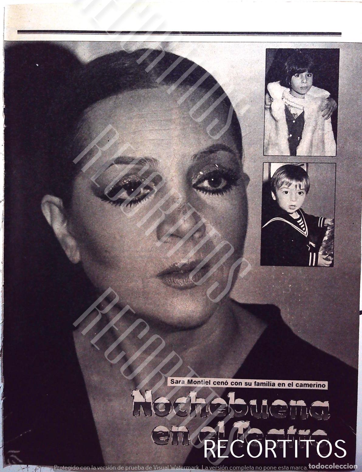 Cine: sara montiel en e&ntilde; teatro con sus hijos