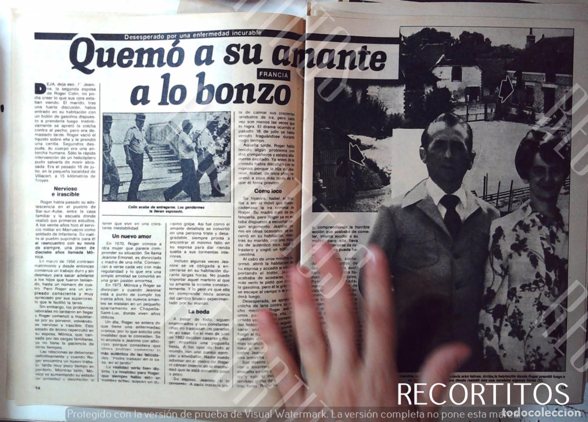 Cine: el caso asesinatos quemo a su amante a lo bonzo roger colin collin collins