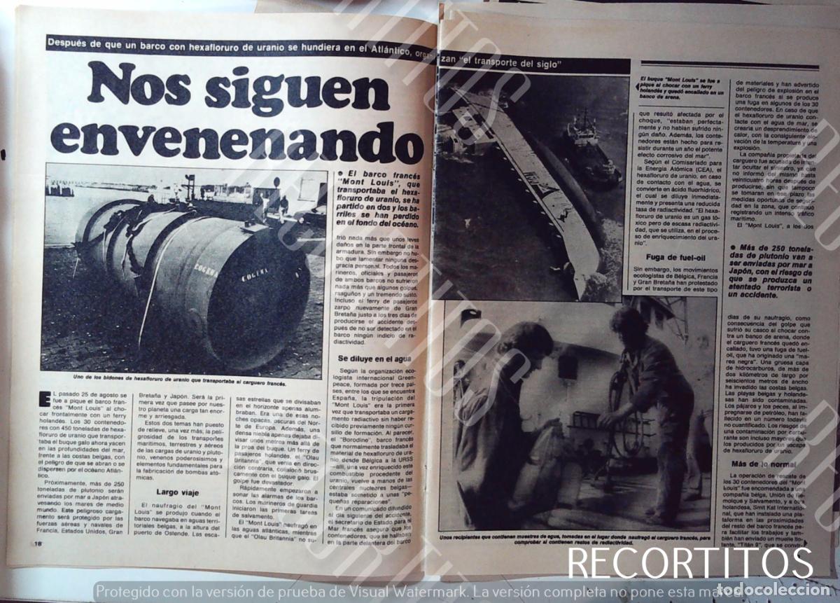 Cine: el hundimiento de un barco cargado de uranio el mont louis
