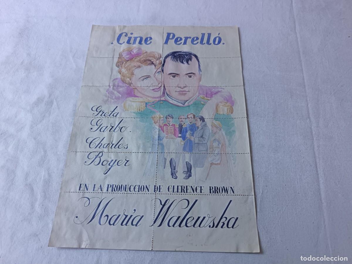 Cine: Curioso Cartel de Cine/Teatro o similar, compuesto por 10 entradas, Mar&iacute;a Waleuska