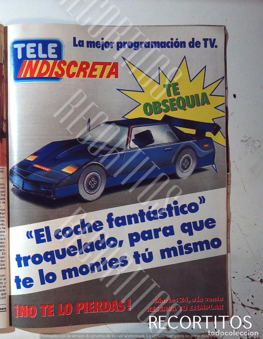 Cine: EL COCHE FANTASTICO ANUNCIO DE TELE INDISCRETA