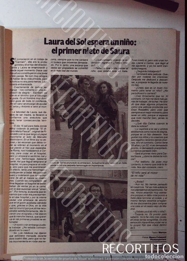 Cine: LAURA DEL SOL CARLOS SAURA