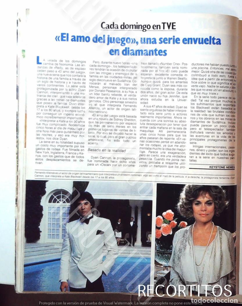 Cine: FERNANDO ALLENDE EL AMO DEL JUEGO DYAN CANNON