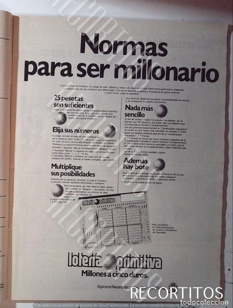 Cine: loteria primitiva anuncio publicidad