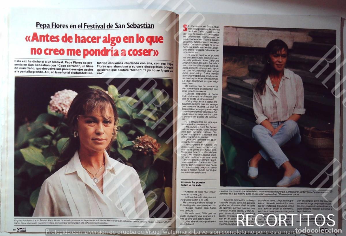 Cine: PEPA FLORES MARISOL FESTIVAL DE SAN SEBASTIAN