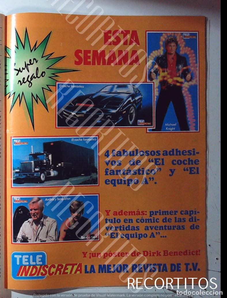 Cine: EL COCHE FANTASTICO DAVID HASSELHOFF EQUIPO A TEAM EN TELE INDISCRETA