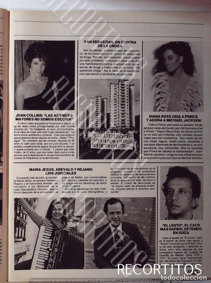 Cine: JOAN COLLINS DIANA ROSS AREVALO MARIA JESUS Y SU ACORDEON