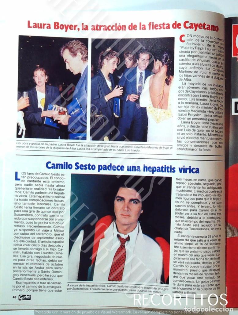 Cine: CAMILO SESTO LAURA BOYER CAYETANO