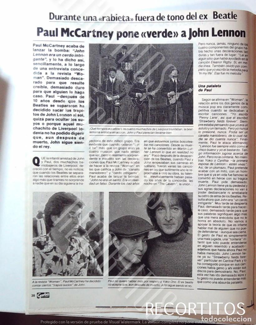 Cine: john lennon yoko ono los beatles PAUL MCCARTNEY