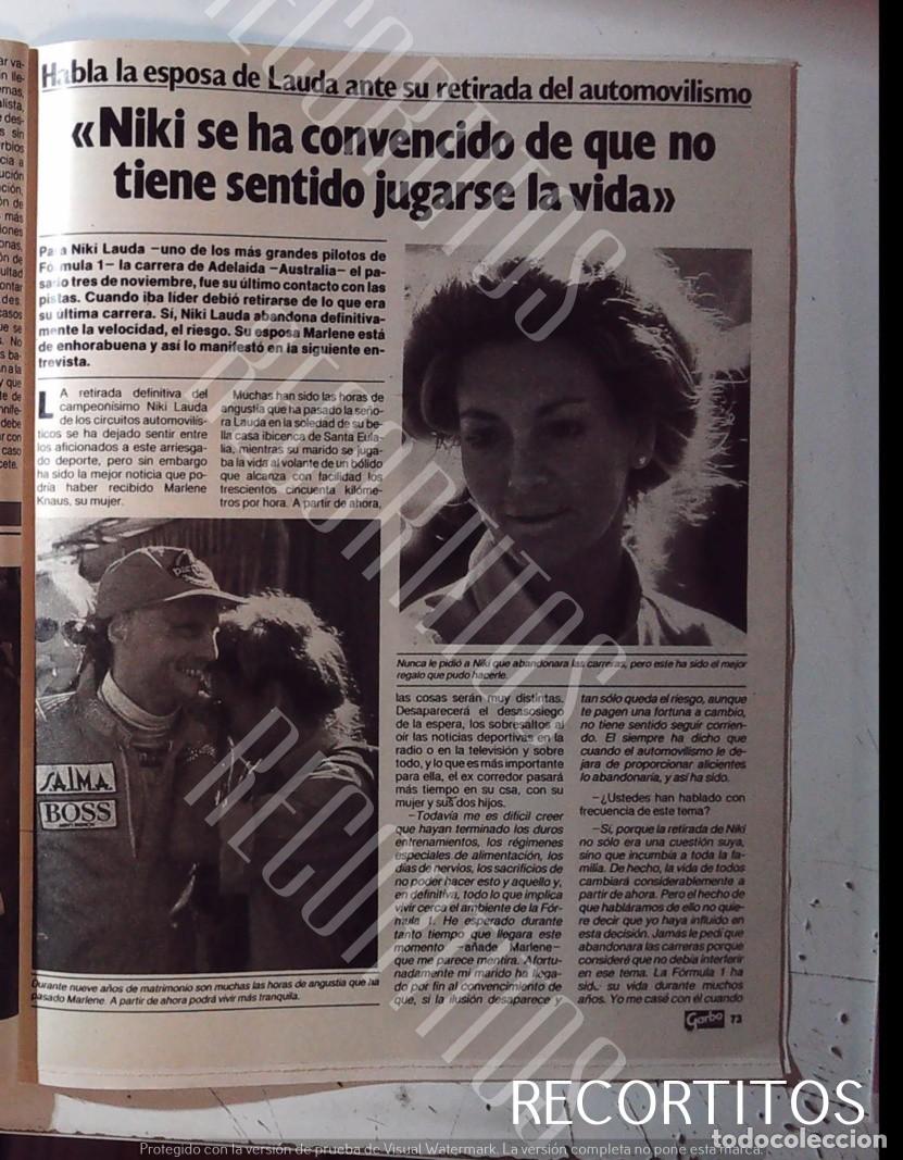 Cine: niki lauda nicky MARLENE
