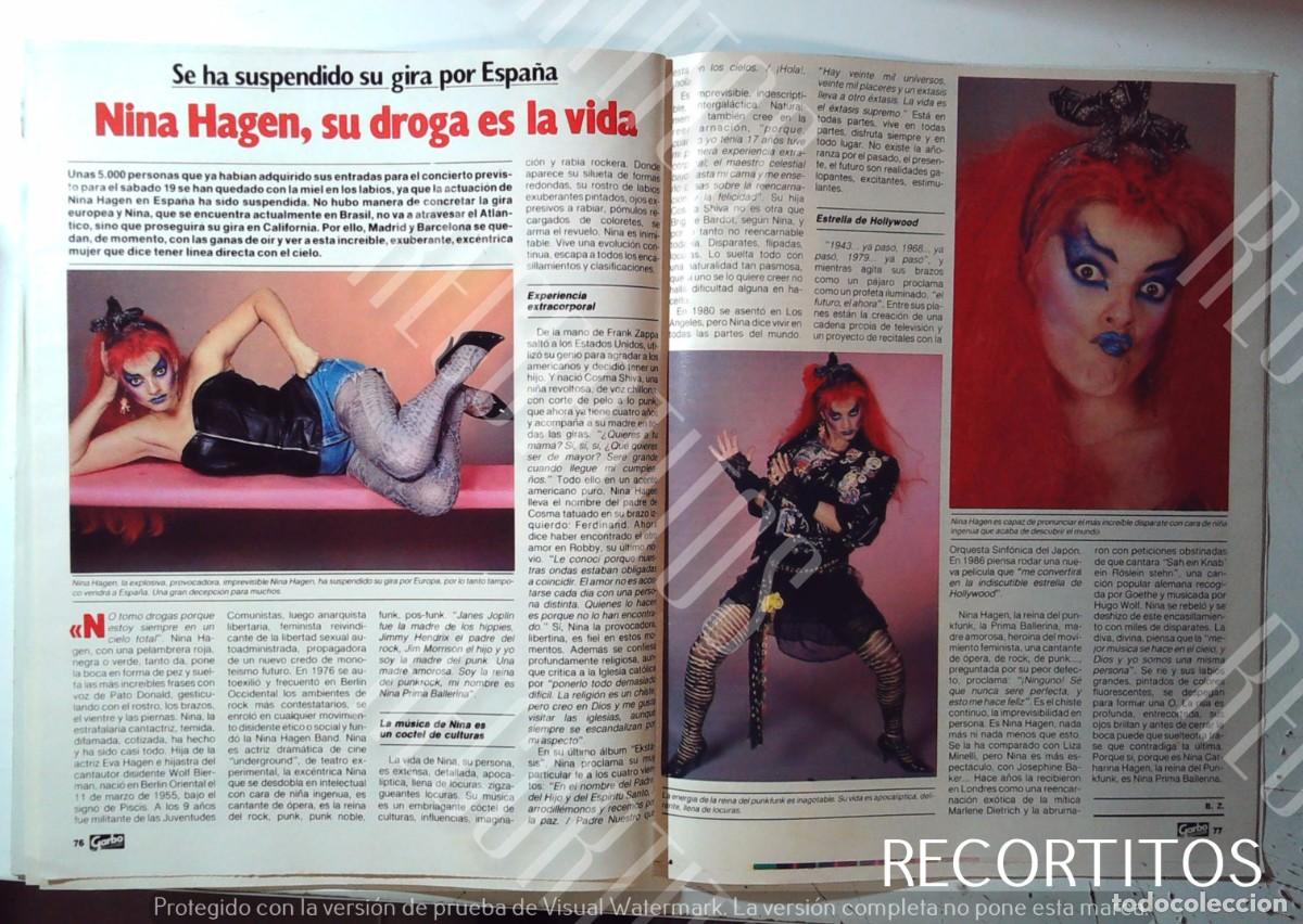 Cine: NINA HAGEN NINNA HAGEN