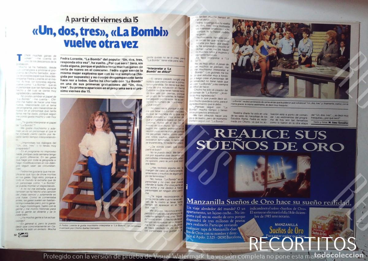 Cine: FEDRA LORENTE LA BOMBI UN DOS TRES 1 2 3 MAYRA GOMEZ KEMP CHARLOTTE RAMPLING