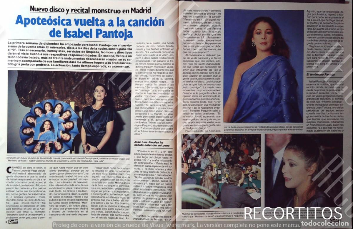 Cine: MARINERO DE LUCES PRESENTACION ISABEL PANTOJA