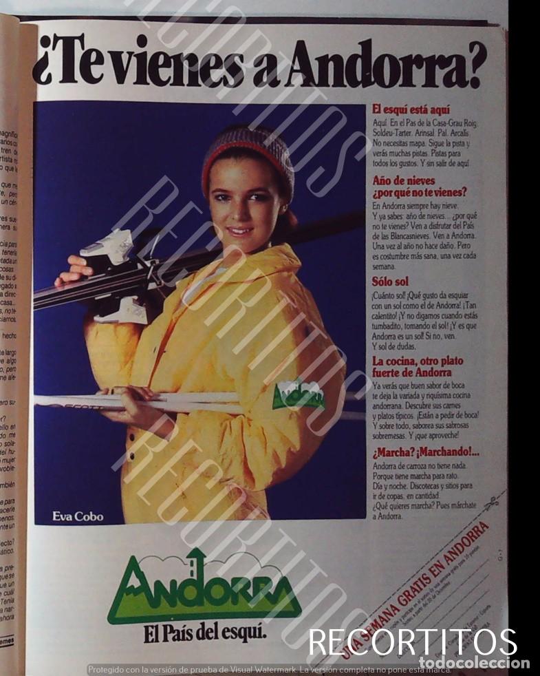 Cinema: EVA COBO ANDORRA ANUNCIO PUBLICIDAD