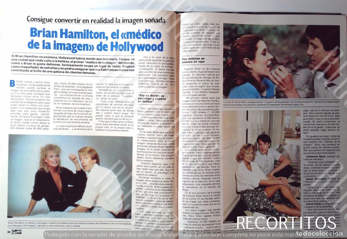 Cine: BRIAN HAMILTON CARRIE FISHER MARGAUX HEMINGWAY LAUREN HUTTON SUSAN SARANDON STAR WARS