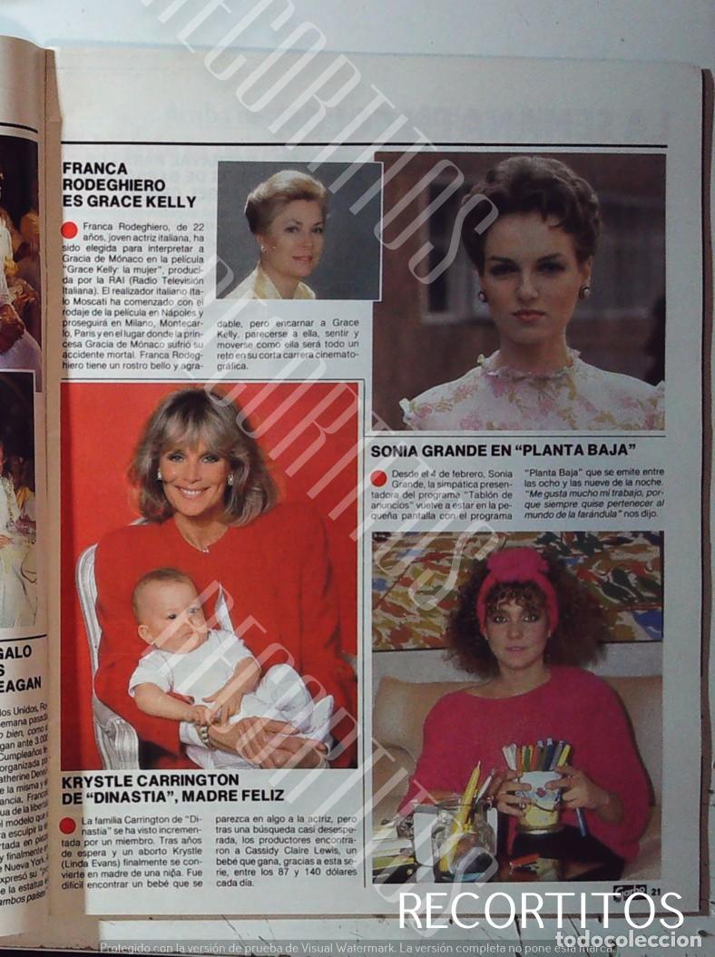Cine: LINDA EVANS SONIA GRANDE FRANCA RODEGHIERO GRACE KELLY