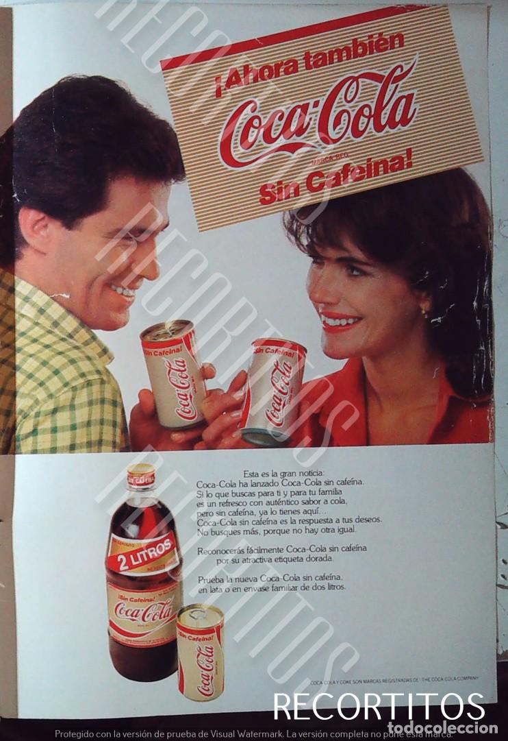 Cine: COCA COLA COCACOLA COKE ANUNCIO PUBLICIDAD sin cafeina
