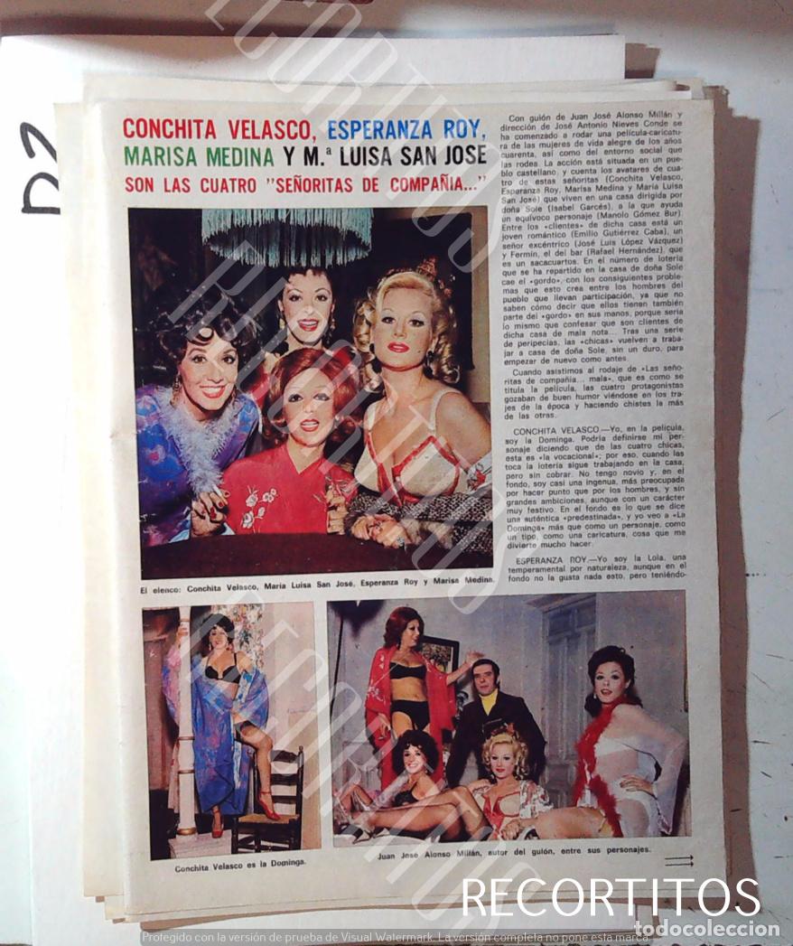 Kino: conchita velasco MARIA LUISA SAN JOSE ESPERANZA ROY MARISA MEDINA ISABEL GARCES