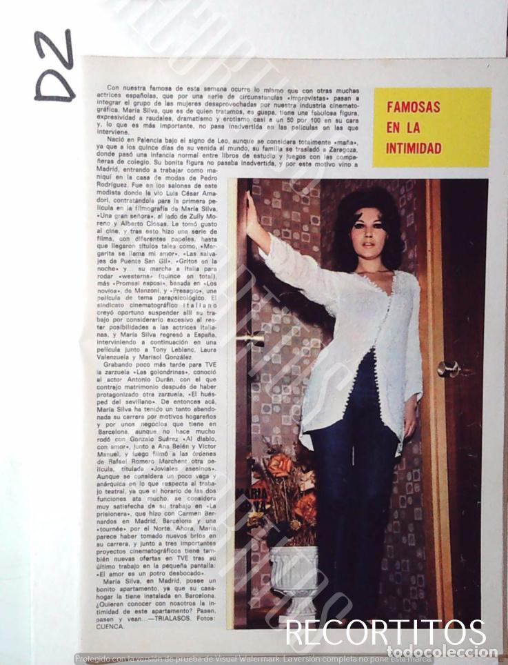 Cine: FAMOSOS EN LA INTIMIDAD MARIA SILVA POSTER DONNY OSMOND