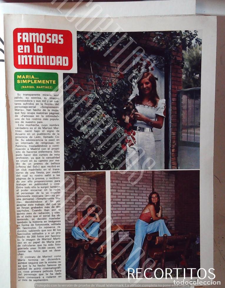Cine: SIMPLEMENTE MARIA FAMOSAS EN LA INTIMIDAD