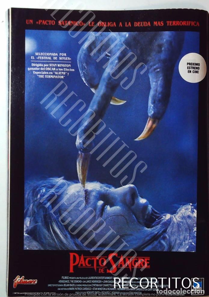 Cine: pacto de sangre dino de laurentis billy blake richard stone vengance the demond