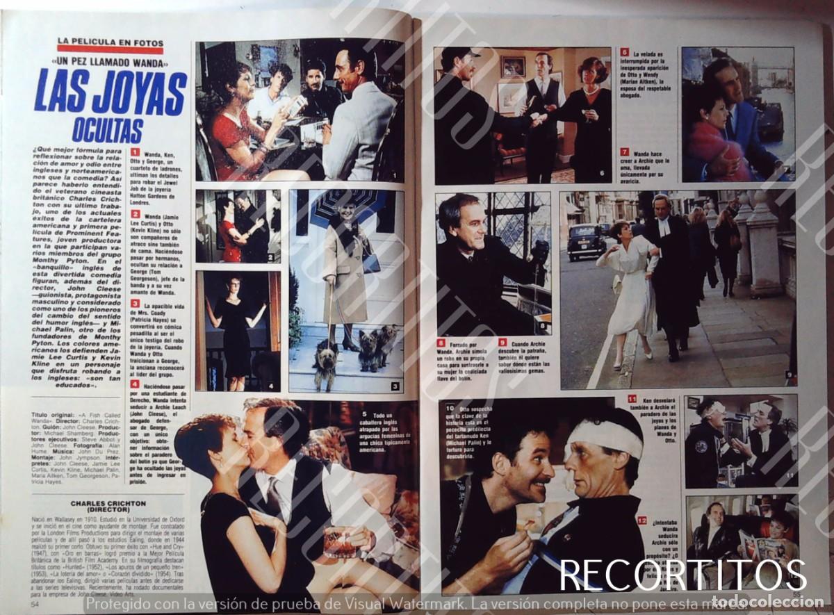 Cine: UN PEZ LLAMADO WANDA JAMIE LEE CURTIS MICHAEK PALIN KEVIN KLINE JOHN CLEESE