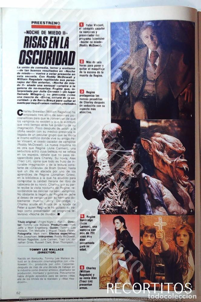 Cine: NOCHE DE MIEDO 2 FRIGHT NIGHT 2 TOMMY LEE WALLACE RODDY MCDOWALLJULIE CARMEN