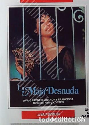 Cine: la maja desnuda ava gardner anthony franciosa amaeo nazzari