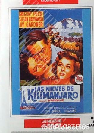Cine: las nieves del kilimanjaro ava gardner gregory peck susan hayward