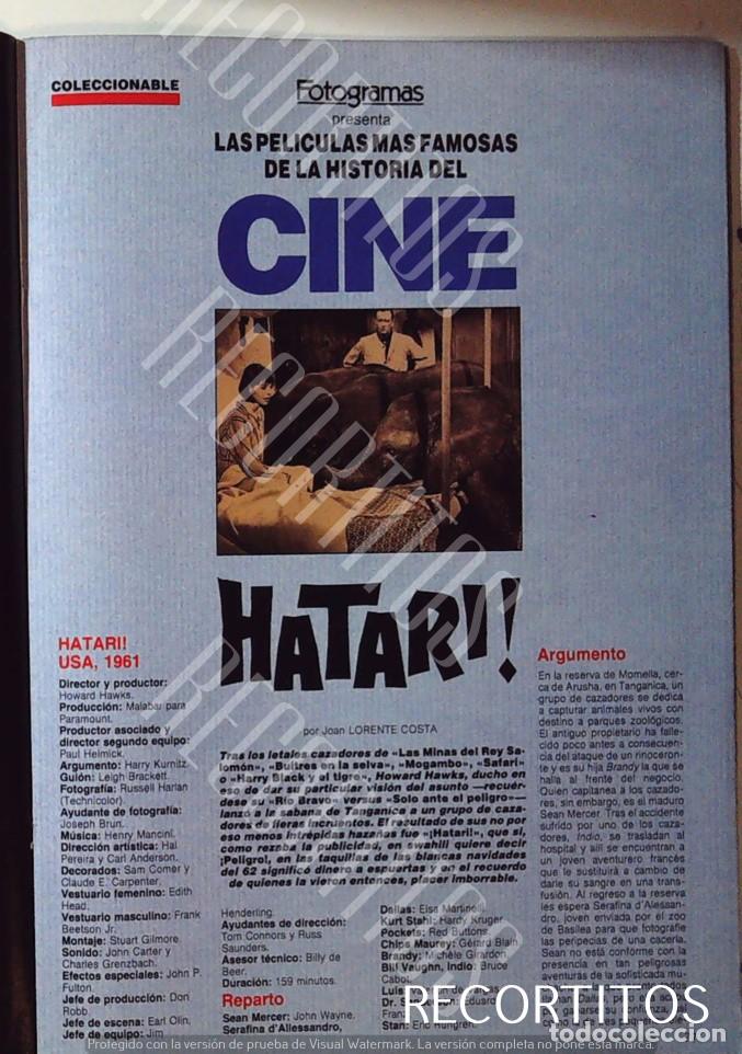 Cine: HATARI JOHN WAYNE ELSA MARTINELLI