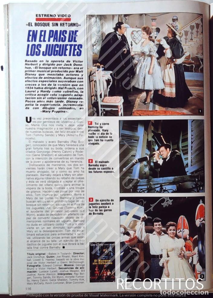 Cine: BABES IN TOYLAND EL BOSQUE SIN RETORNO WALT DISNEY