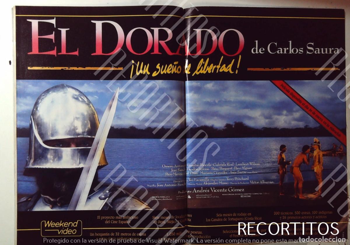 Cine: EL DORADO CARLOS SAURA INES SASTRE