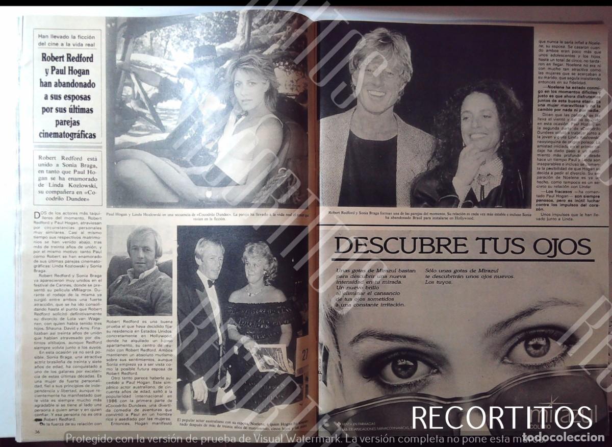 Cine: PAUL HOGAN COCODRILE DUNDEE robert redford sonia braga