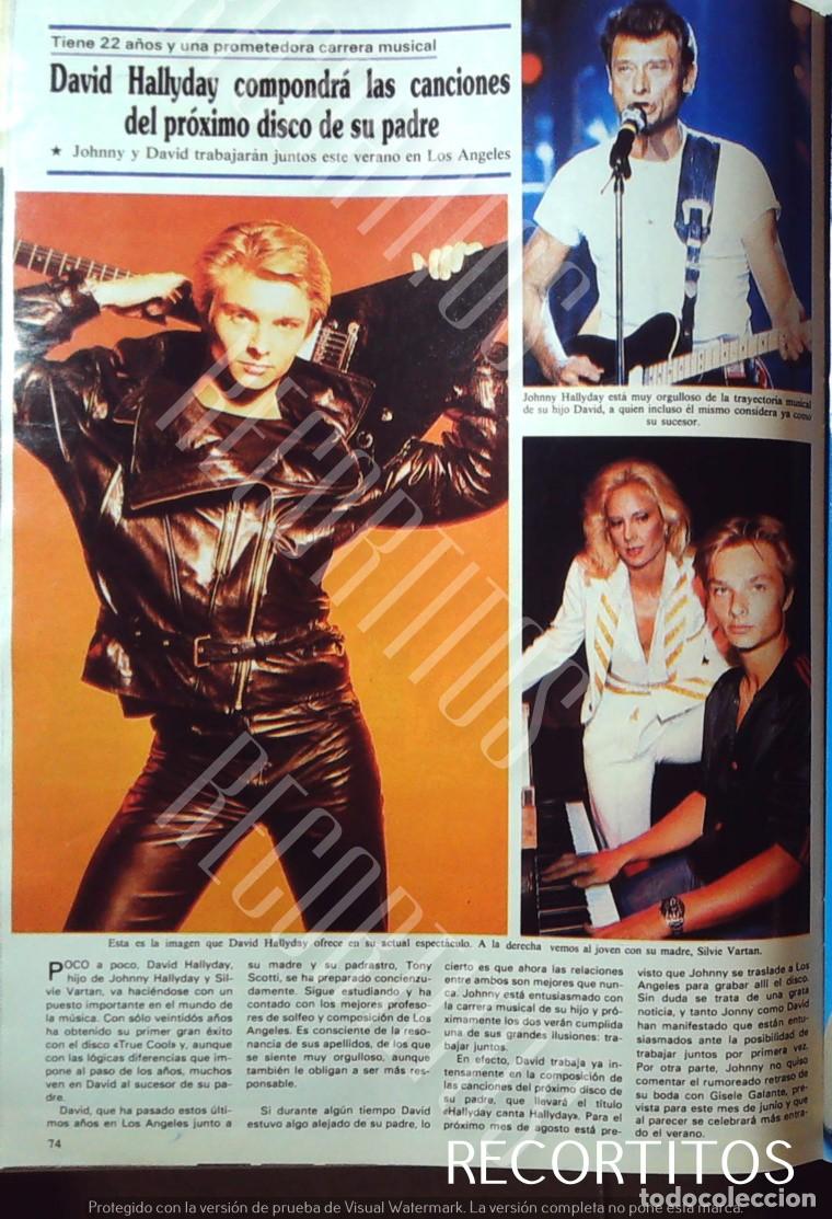 Cine: DAVID HALLYDAY EL HIJO DE JOHNNY HALLYDAY Y SYLVIE VARTAN
