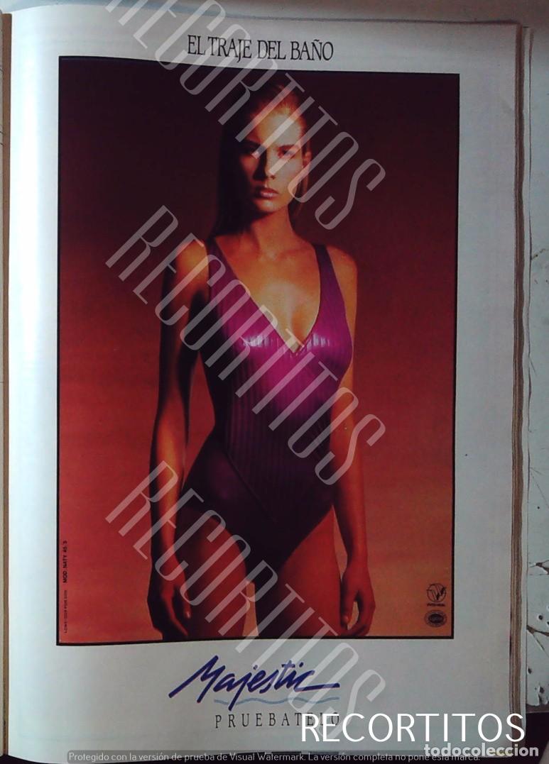 Cine: MAJESTIC ROPA DE BA&Ntilde;O LENCERIA ANUNCIO PUBLICIDAD