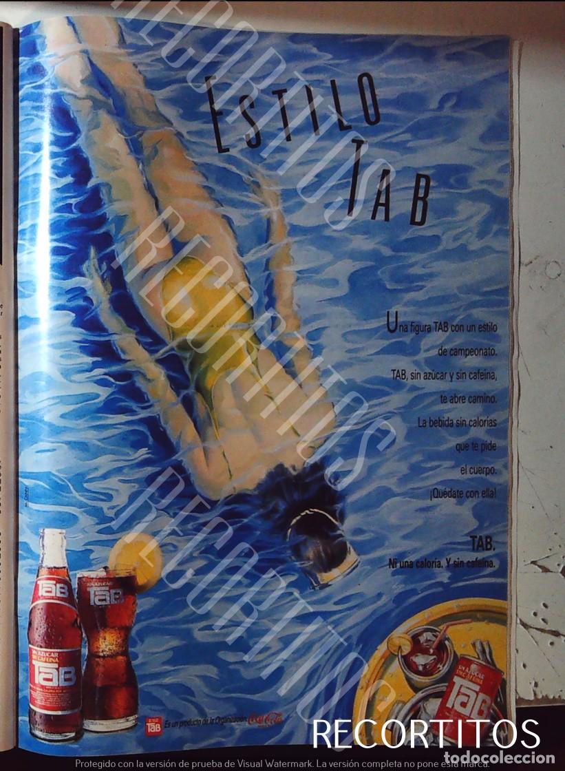Cine: tab COCA COLA COCACOLA COKE ANUNCIO PUBLICIDAD light