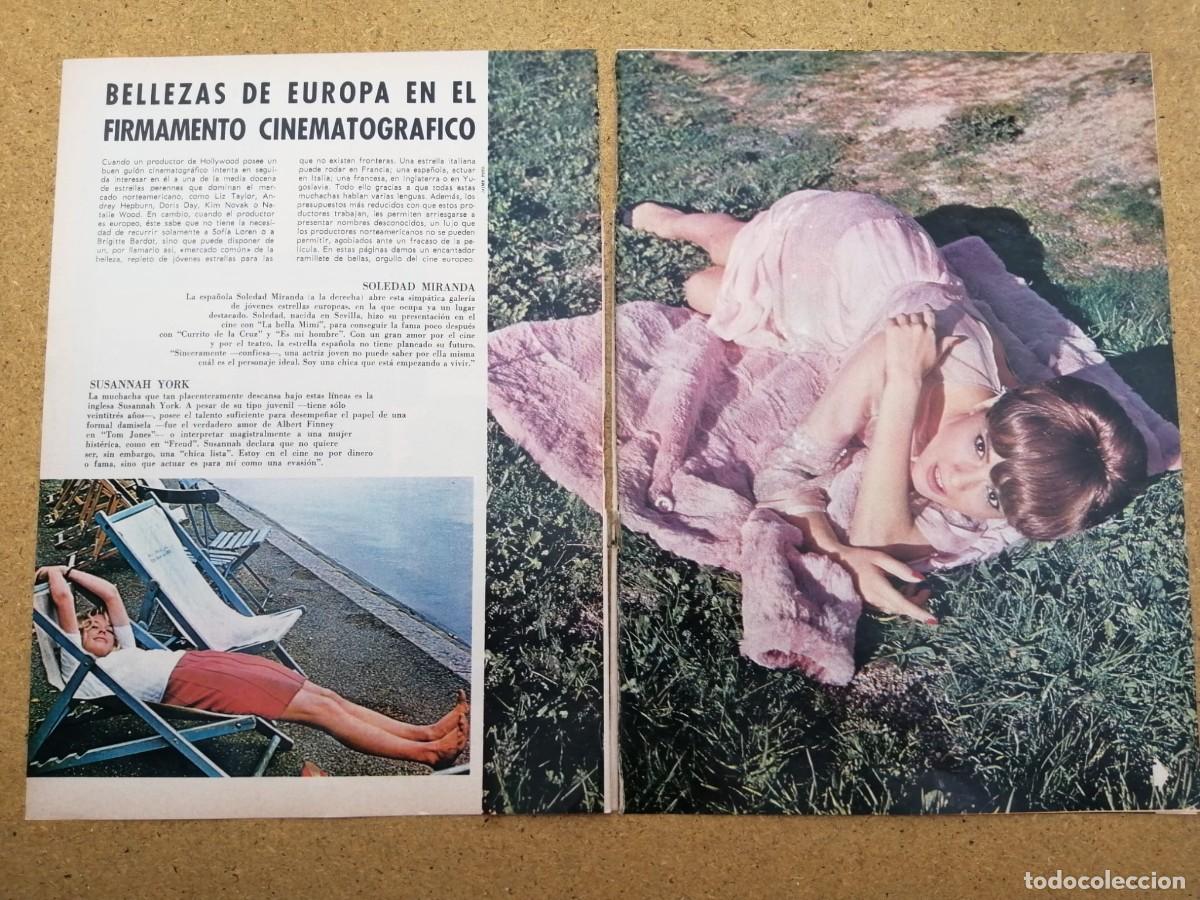 Cine: REPORTAJE. BELLEZAS DE EUROPA EN ELPANORAMA CINEMATOGRAFICO (MARISA MELL - SOLEDAD MIRANDA - ...)