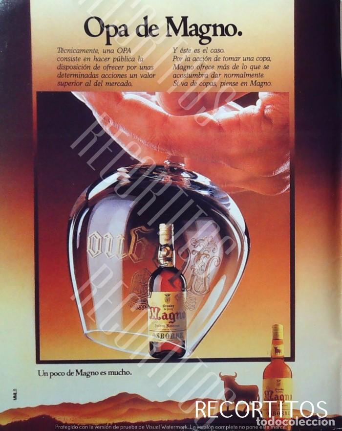 Cine: magno brandy anuncio publicidad OSBORNE