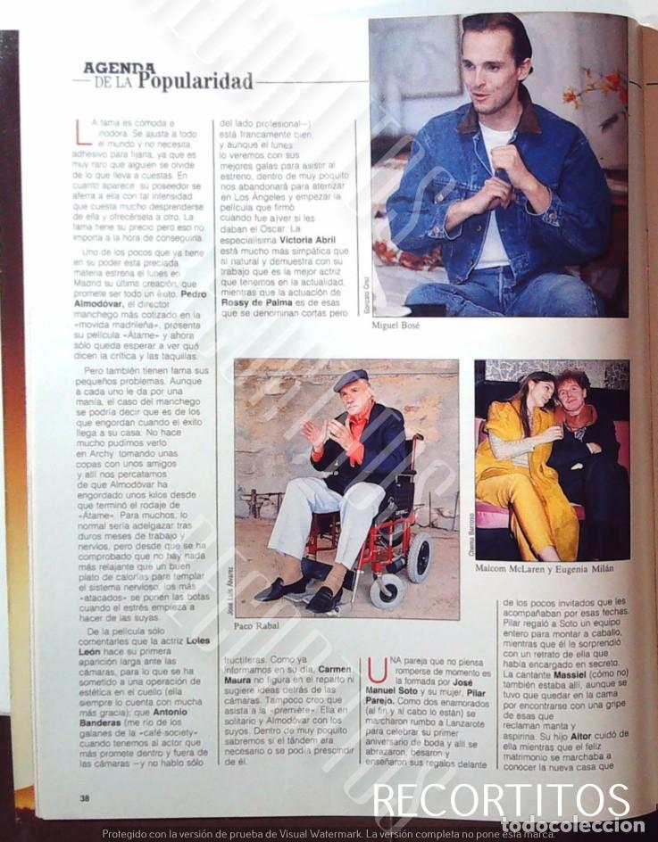 Cine: MIGUEL BOSE PACO RABAL EUGENIA MILAN MALCOM MCLAREN