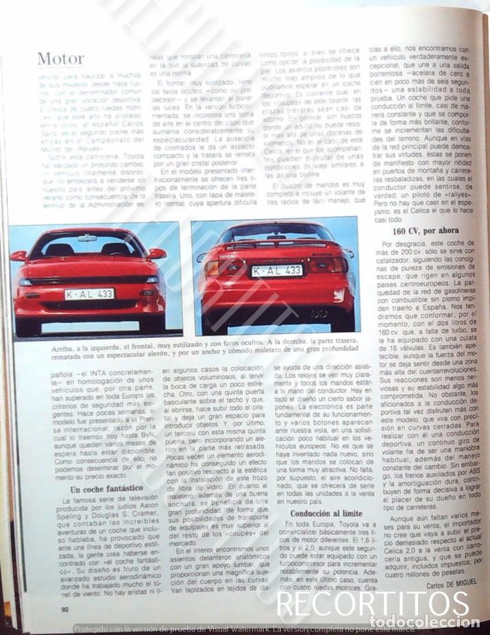Cine: TOYOTA CELICA MOTOR AUTO - Foto 2