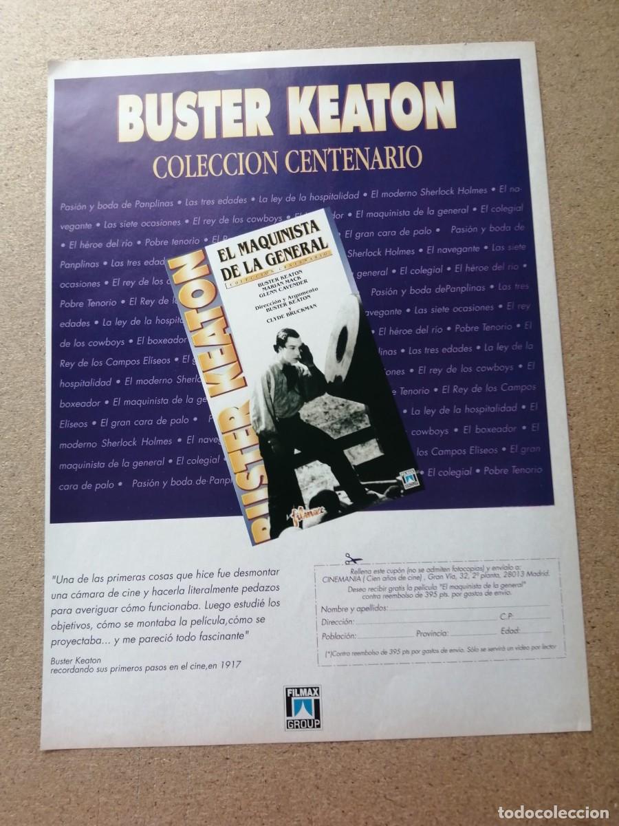 Cine: ANUNCIO. COLECCION BUSTER KEATON, CENTENARIO. VHS