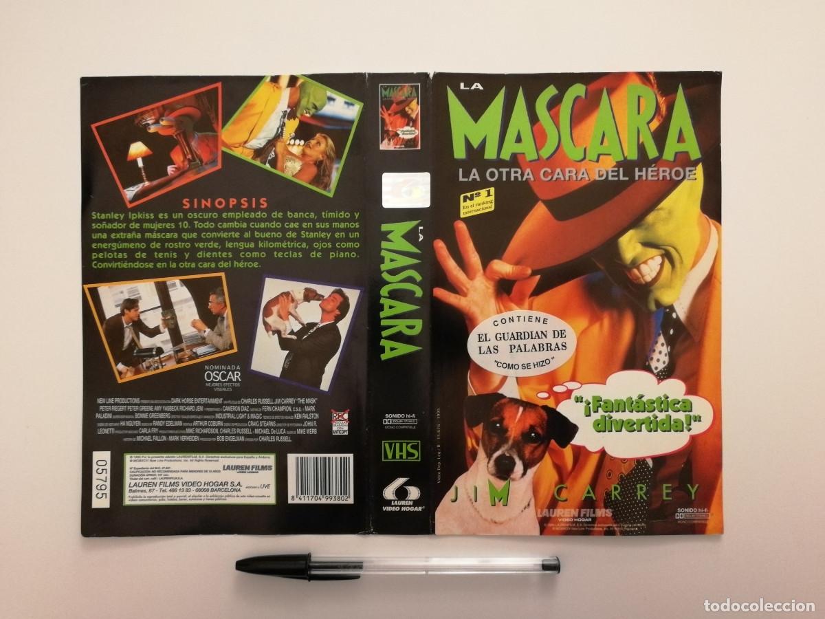 Cine: CARATULA ORIGINAL -A4- LA MASCARA - SUPERHEROE - JIM CARREY