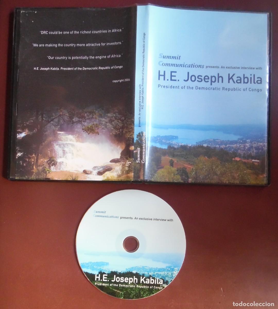 Cine: Congo. Joseph Kabila, president of the Democratic Republic of Congo. Interview Summit Communications