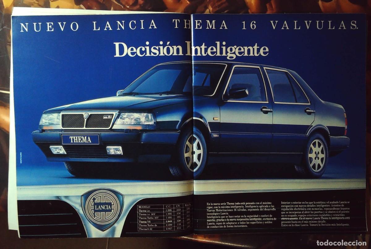 Cine: lancia thema 16 valvulas anuncio publicidad